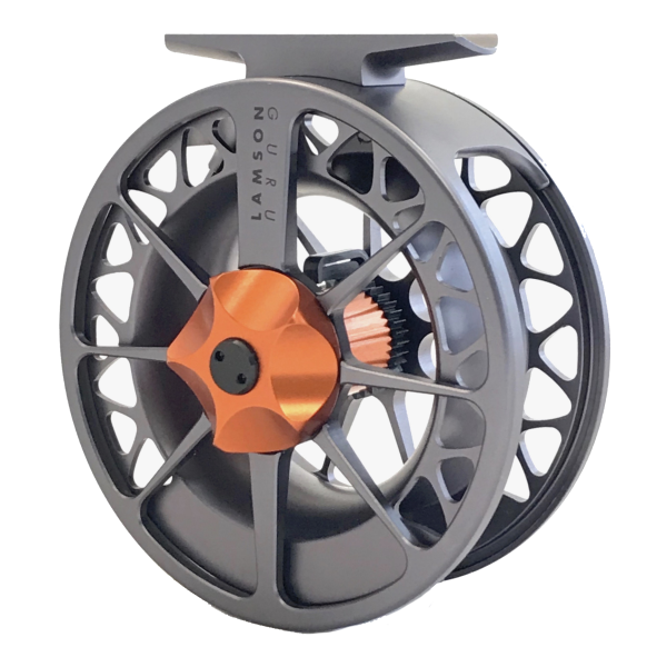 Lamson Guru II Fly Reel Grey Orange Lamson Guru II Fly Reel Grey Orange